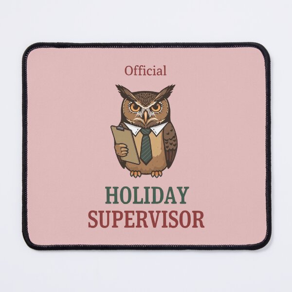 Item preview, Official Holiday Supervisor – Funny Christmas Owl designed and sold by zoocore.