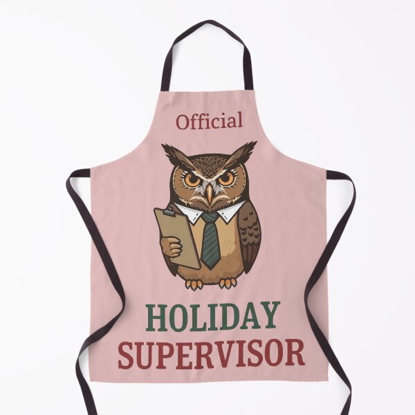 Item preview, Official Holiday Supervisor – Funny Christmas Owl designed and sold by zoocore.