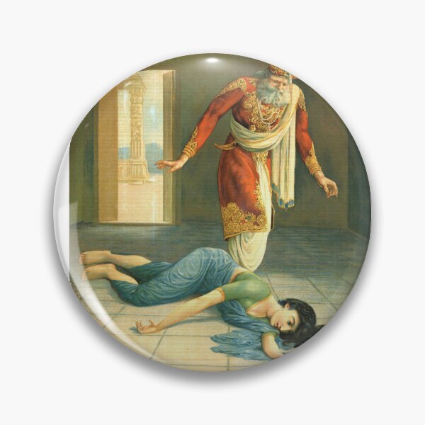 Item preview, Medusa Inocente Tentadora Ravi Varma designed and sold by Durgabha Shop.