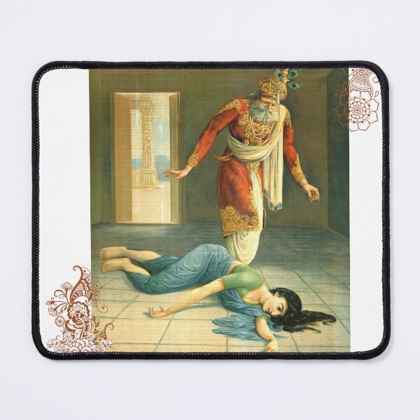 Item preview, Medusa Innocent Temptress Ravi Varma designed and sold by Durgabha Shop.