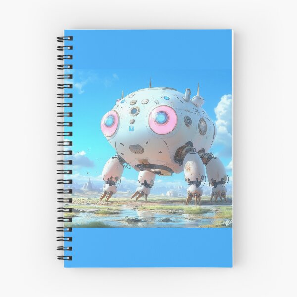 Item preview, Kawaii Mech Capsule in the Wilderness designed and sold by DigitalArtKiosk.