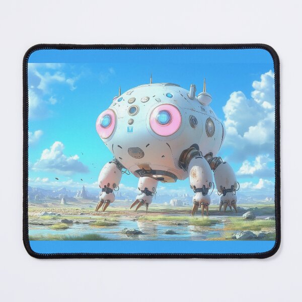 Item preview, Kawaii Mech Capsule in the Wilderness designed and sold by DigitalArtKiosk.