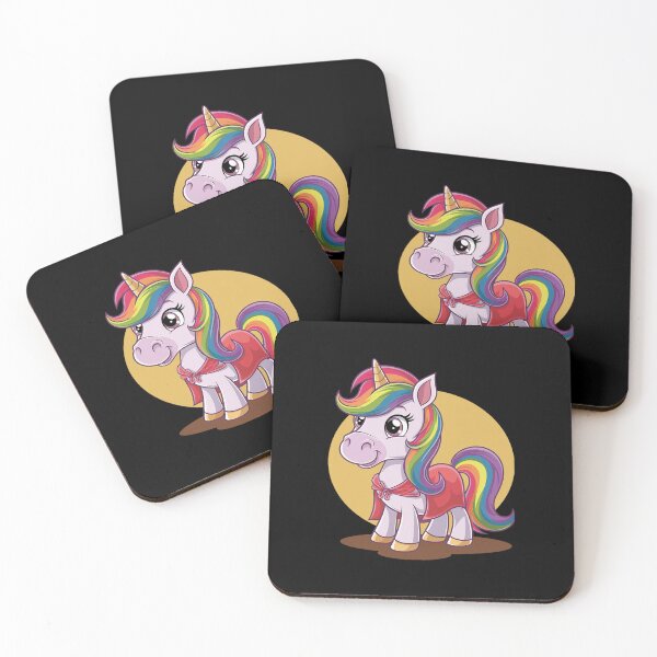 Item preview, Good-looking Unicorn in Superhero Uniform with Cape designed and sold by RuthGAArt.