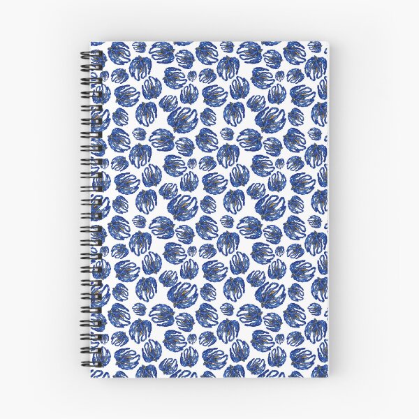 Item preview, Hand made blue beaded floral patterns designed and sold by Think-In-Yellow.