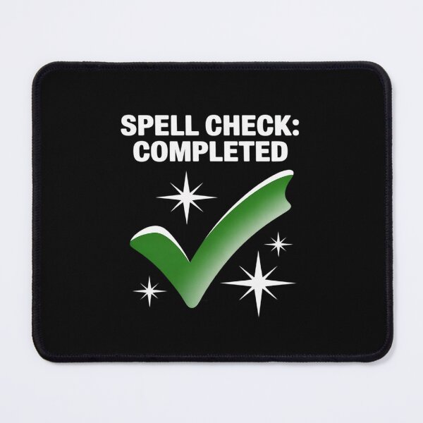Item preview, Spell Check Completed Typewriter Checkmark designed and sold by NetoGalaxy.