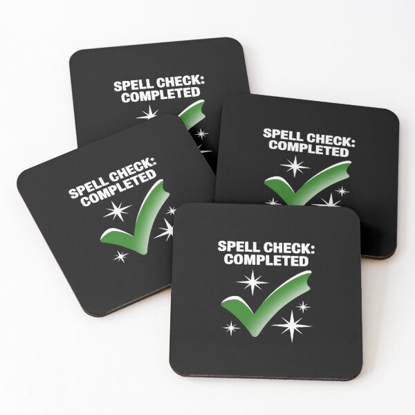 Item preview, Spell Check Completed Typewriter Checkmark designed and sold by NetoGalaxy.