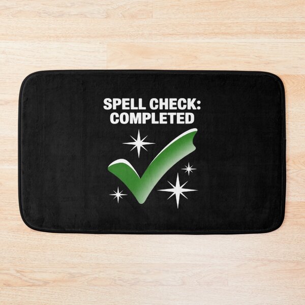 Item preview, Spell Check Completed Typewriter Checkmark designed and sold by NetoGalaxy.