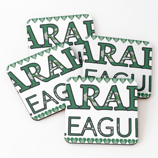 Item preview, Arab League Flag Letters And Hearts designed and sold by TheIconSmith.