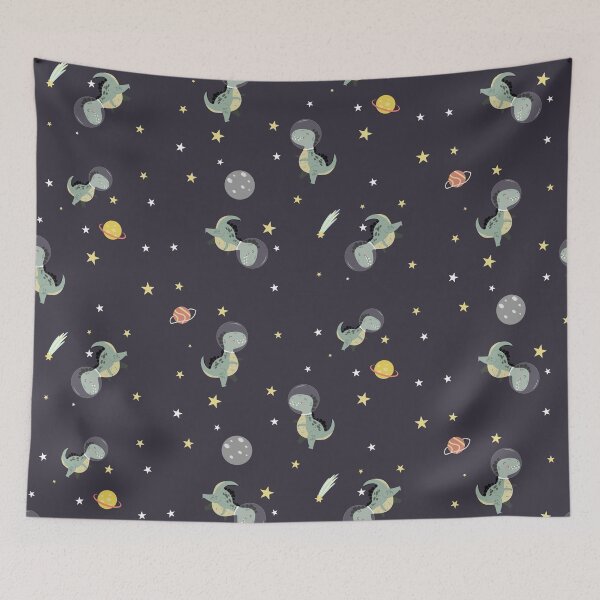 Item preview, Dinosaur and space. Textiles for children and parties. designed and sold by Natalia4321.