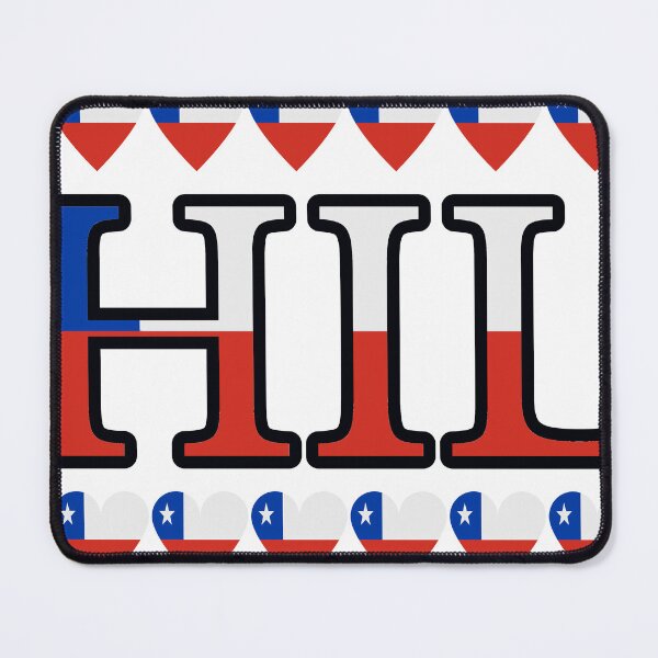 Item preview, Chile Flag Letters And Hearts designed and sold by TheIconSmith.