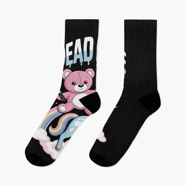 Item preview, Goth Pastel Unicorn Bear Rainbow Creepy Dead inside designed and sold by RuthGAArt.