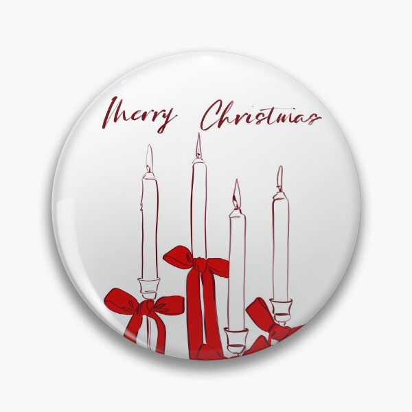 Item preview, Merry Christmas Candles Illustration by Dina Stoianova designed and sold by Dina Stoianova.
