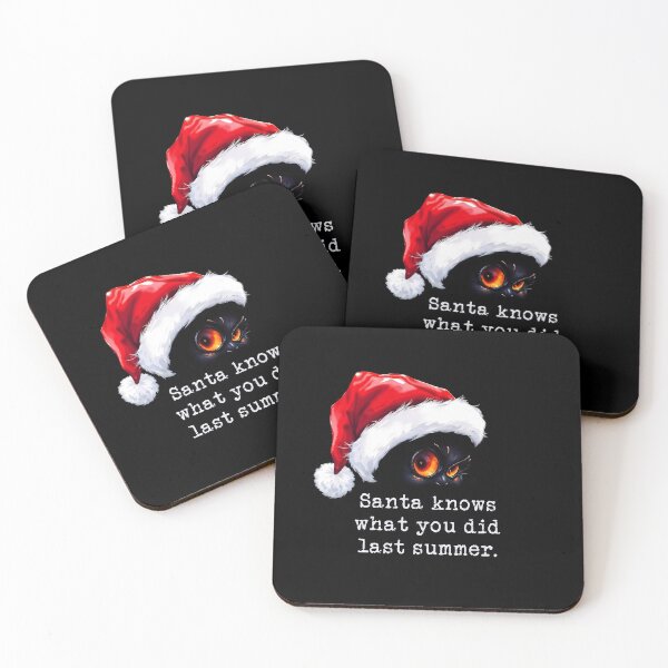Item preview, Santa Knows What You Did Last Summer designed and sold by QuirkySpark.