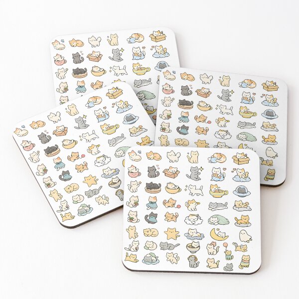 Item preview, Cute Kawaii Cozy, Playful & Aesthetic Cats designed and sold by DanjerBoi.