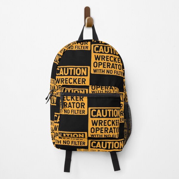 Item preview, Caution Wrecker Operator With No Filter Funny designed and sold by DonnieJennie.