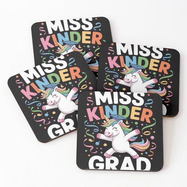 Item preview, Miss Kinder Grad Kindergarten Graduation Unicorn designed and sold by RoyTill0Art.