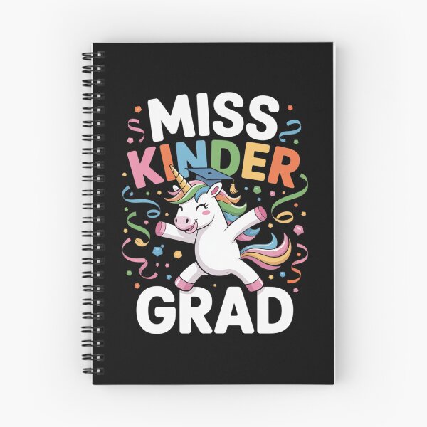 Item preview, Miss Kinder Grad Kindergarten Graduation Unicorn designed and sold by RoyTill0Art.