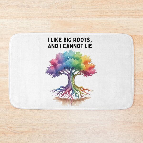 Item preview, I Like Big Roots and I Cannot Lie - Vibrant Watercolor Tree of Life, Funny Nature Slogan Gift designed and sold by Searching ideas.