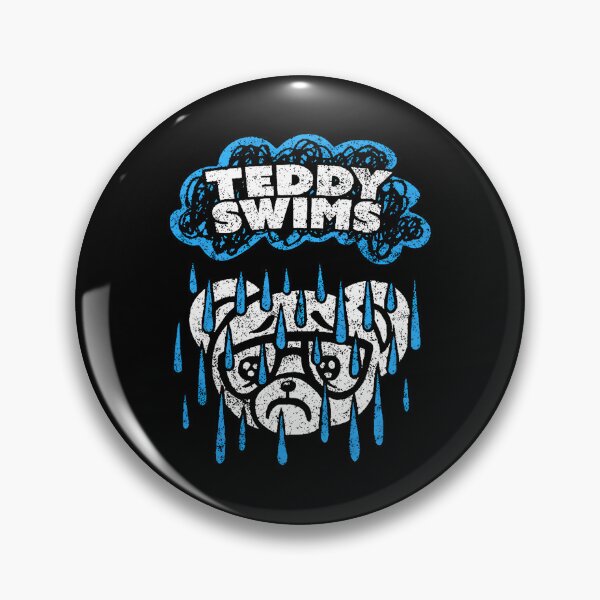 Item preview, Teddy swims - vintage style designed and sold by johncaseyart.