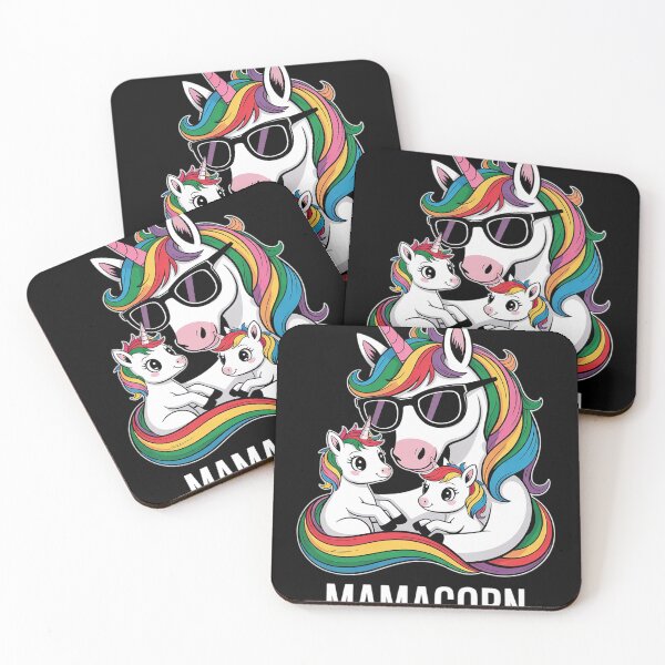 Item preview, Mom Daughter Twins Unicorn Mamacorn designed and sold by RoyTill0Art.