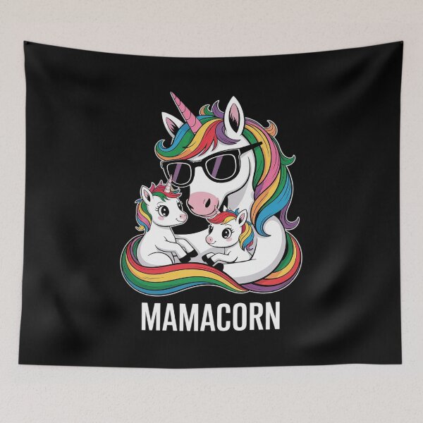 Item preview, Mom Daughter Twins Unicorn Mamacorn designed and sold by RoyTill0Art.