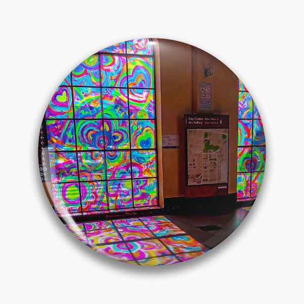 Item preview, Afternoon Sunshine Illuminating Colourful Windows - Bendigo Station, Victoria, Australia designed and sold by Steven Jodoin.