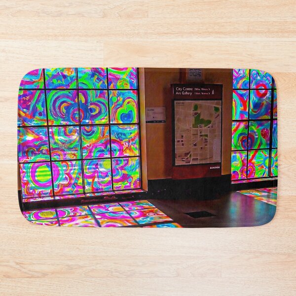Item preview, Afternoon Sunshine Illuminating Colourful Windows - Bendigo Station, Victoria, Australia designed and sold by Steven Jodoin.