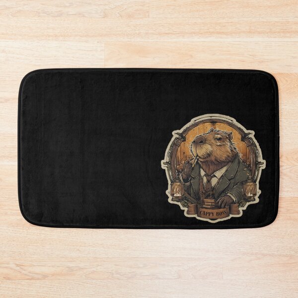 Item preview, Old-School Cappy Boss — Chill Capybara with Boss Vibes designed and sold by KZurHTPC.