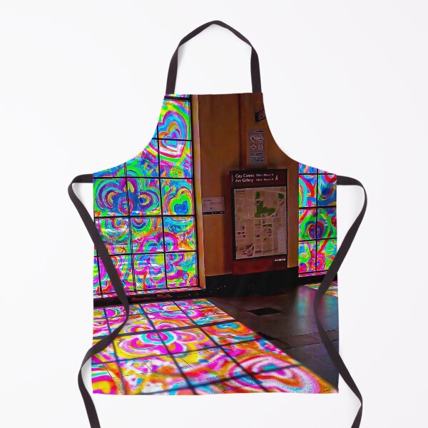 Item preview, Afternoon Sunshine Illuminating Colourful Windows - Bendigo Station, Victoria, Australia designed and sold by Steven Jodoin.