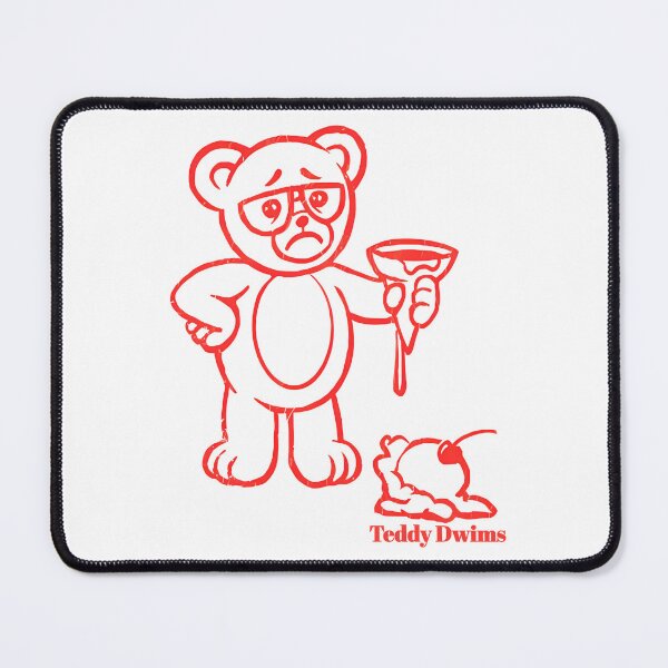 Item preview, Teddy swims - vintage style designed and sold by johncaseyart.