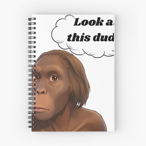 Item preview, Look at This Dude! Funny Caveman Meme designed and sold by Vicksin ⭐⭐⭐⭐⭐.