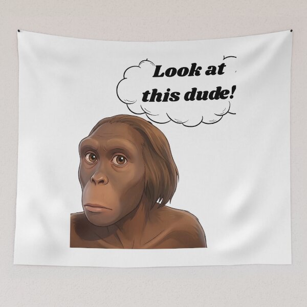 Item preview, Look at This Dude! Funny Caveman Meme designed and sold by Vicksin ⭐⭐⭐⭐⭐.