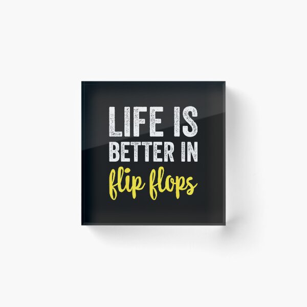 Item preview, Life Is Better In Flip Flops Muscle Tank Fitness Gym Workout designed and sold by ToriCarylon.