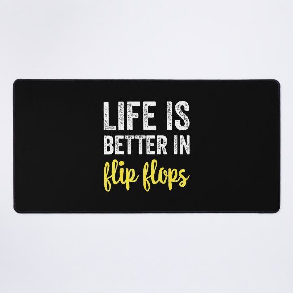 Item preview, Life Is Better In Flip Flops Muscle Tank Fitness Gym Workout designed and sold by ToriCarylon.