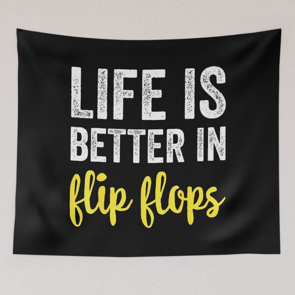 Item preview, Life Is Better In Flip Flops Muscle Tank Fitness Gym Workout designed and sold by ToriCarylon.