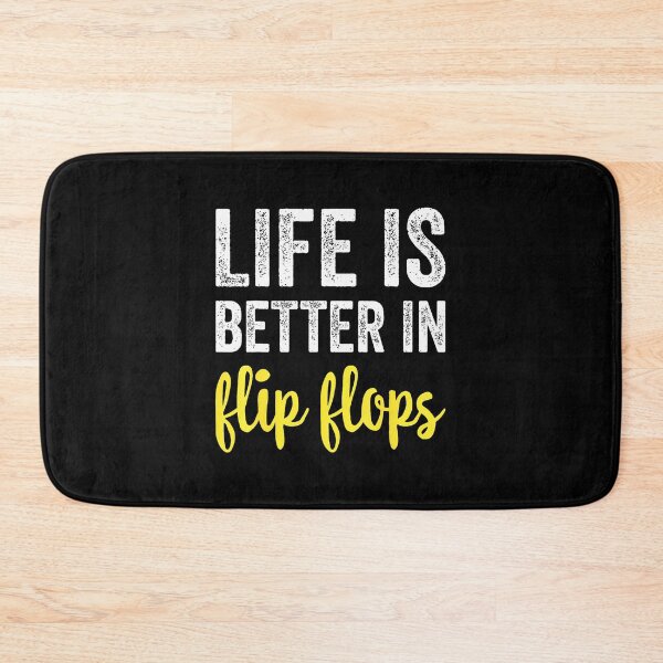Item preview, Life Is Better In Flip Flops Muscle Tank Fitness Gym Workout designed and sold by ToriCarylon.