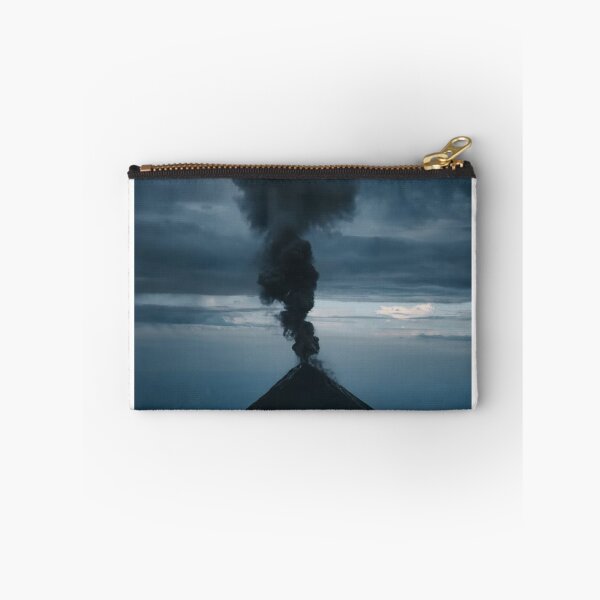 Item preview, Smoking Volcano Dark Sky Photographic Print designed and sold by Mother-Nature65.