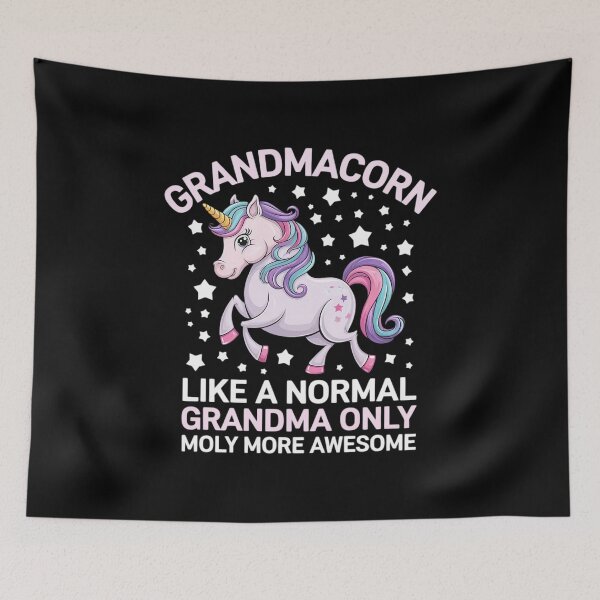 Item preview, Grandmacorn Like A Normal Grandma Only More Awesome Unicorn designed and sold by RuthGAArt.