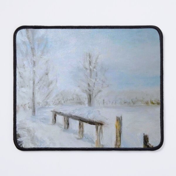 Item preview, Winter on Mountain View Avenue - Oil on canvas designed and sold by Jamie Taylor.
