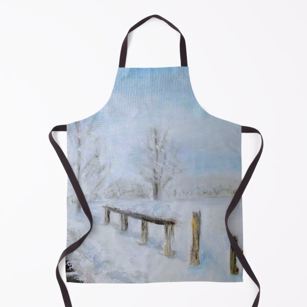 Item preview, Winter on Mountain View Avenue - Oil on canvas designed and sold by Jamie Taylor.
