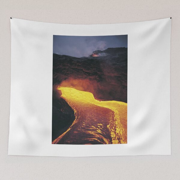 Item preview, Volcanic Lava Flow Photographic Print designed and sold by Mother-Nature65.