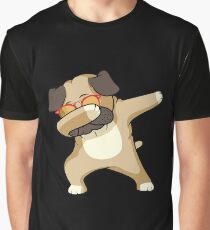 Dabbing Pug Shirt - Cute Funny Dog Dab T-Shirt Graphic T-Shirt