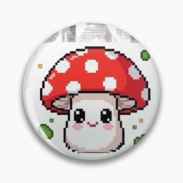Item preview, Cute Pixel Art Mushroom – Kawaii Retro Pixel Design for Stickers & T-Shirts designed and sold by jeamsarts.