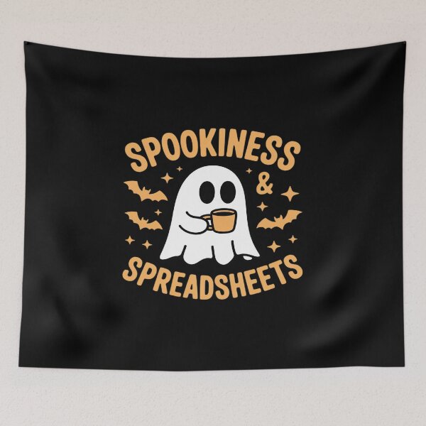 Item preview, Spookiness and Spreadsheets Halloween Accountant Bookkeeper designed and sold by SnackPAC.