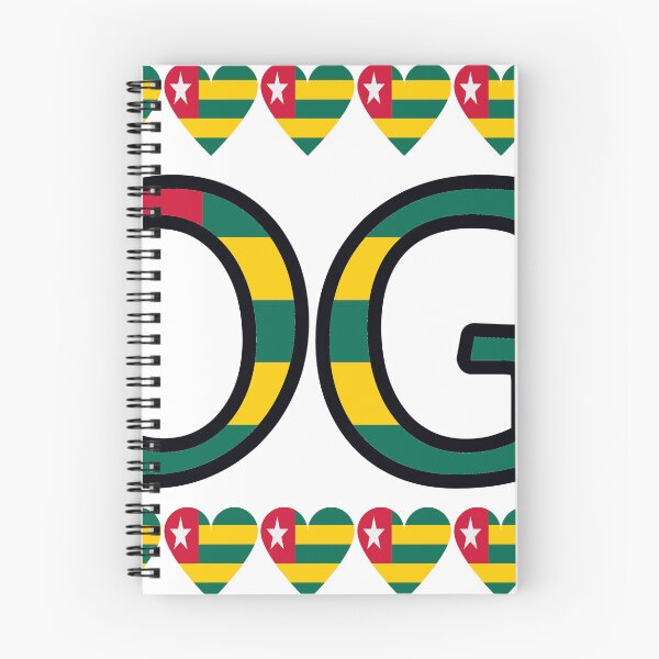 Item preview, Togo Flag Letters And Hearts designed and sold by TheIconSmith.