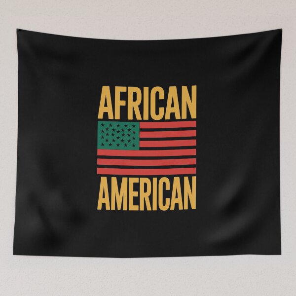 Item preview, African American Pride USA Flag designed and sold by LittleBO5.