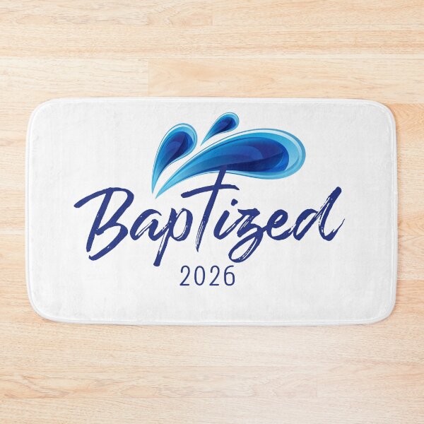 Item preview, Set of gifts for Baptism event with creative typography of the word Baptized.Set of gifts for Baptism event with creative typography of the word Baptized. designed and sold by Koltukovs.