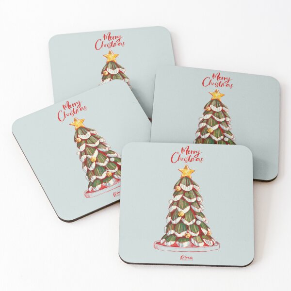 Item preview, Madeleine Cookies Christmas Tree Art Illustration by Dina Stoianova designed and sold by Dina Stoianova.