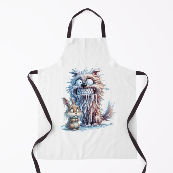 Item preview, It rained, it froze, one dog, one rabbit, shivering as they freeze designed and sold by LoneAngel.