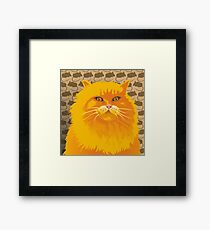 THE PAINTED KING - FLAMING HOT - A COLLABORATION Framed Print